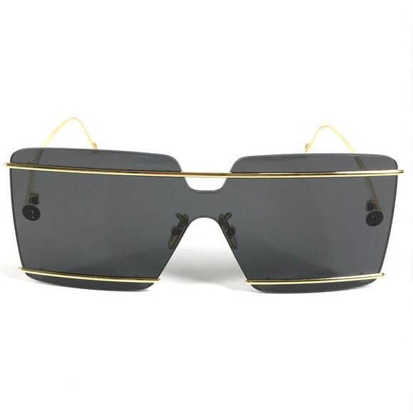 LOEWE LW40073U logo glasses eyewear sunglasses Plastic / Metal Black/Gold main image 15